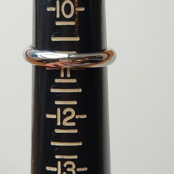 Silver Steel by Design Band Ring - Picture 5 of 5